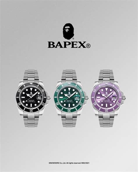 rolex x bape|bape rolex watches.